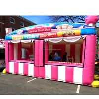 Puesto de Comida Inflable Personalizado para Carnaval, Puesto de Comida Inflable, Puesto de Helados Inflable