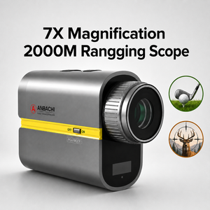 2000m 7X Magnification Slope Flag Lock Rechargeable <b>Laser</b> Meter with Golf Rangefinder and Vibration Magnet - Product Image 3