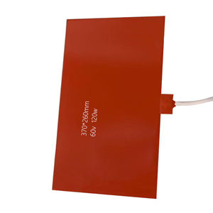 ALXD Chauffe-batteries électriques flexibles personnalisés en silicone 370*260*1.5MM 60V, puissance personnalisée, coussin chauffant haute capacité LiFePO4 - Product Image 3