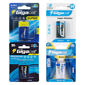 Baterías 6LR61 Super Alcalinas de <span class=keywords><strong>9V</strong></span> y 600mAh para Detectores de Humo/CO, Alarmas de Incendio, Sensores de Alarma, Paquete de 1 - Product Image 2