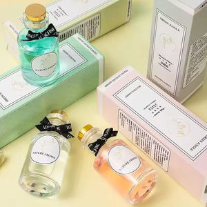 Aikun Custom Multi Scent 120ml 200ml Private Label <b>Reed</b> <b>Diffuser</b> Set with Gift Box Collection for Store Display and Bulk Order - Product Image 1