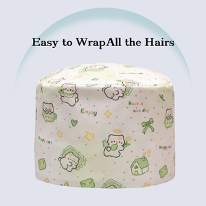 Nuevo patrón sombrero médico Unisex 100% algodón grueso gorros estéticos pelos largos transpirable gorra de <span class=keywords><strong>cirujano</strong></span> Dental para médicos - Product Image 4