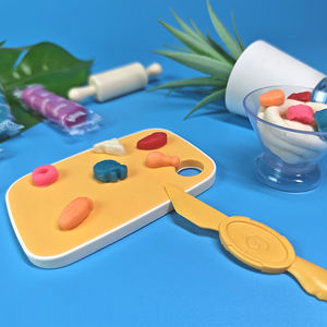 Ensemble de pâte à <span class=keywords><strong>modeler</strong></span> pour enfants de 2 à 4 ans, fabrication artisanale, jouet avec outils, non toxique, léger - Product Image 3