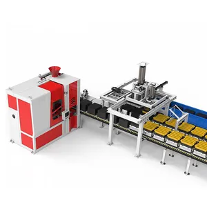 Yatay boxless otomatik kalıplama makinesi vanalar ve fren balatası döküm üretim hattı