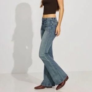Jeans de Mezclilla Ajustados de Cintura Alta para Mujer, Estilo Moderno 2025, Transpirables, Sólidos, Casuales de Verano - Product Image 2