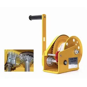 Factory price supplier top quality hand winch Manual winch hand crank lifting pulling winch