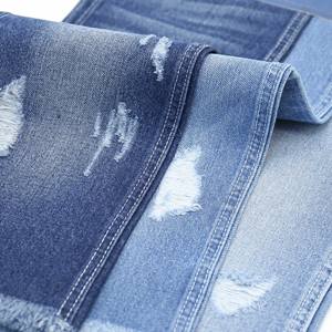 Tela de mezclilla teñida para pantalones cortos, tejido <span class=keywords><strong>Denim</strong></span> de bolsillo, disponible en color negro - Product Image 3