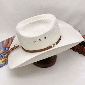 Sombrero Panamá de Paja Estilo Vaquero para Protección Solar, Casual, Unisex, para Exteriores, Cuatro Estaciones, Marca Personalizada, ¡Gran Oferta! - Product Image 4