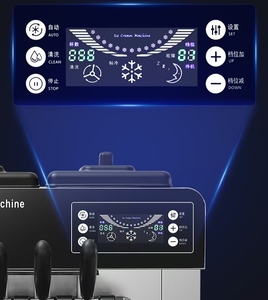 28L/h thương mại tự động bảng Top 3 hương vị giá rẻ sữa chua mềm phục vụ máy làm kem để bán - Product Image 3