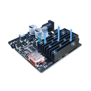 Módulo de Placa Amplificadora Digital Estéreo MINI 2.0 <span class=keywords><strong>ZK</strong></span>-<span class=keywords><strong>1002M</strong></span>, Múltiples Entradas, 100W*2 - Product Image 4