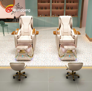 ชุดเก้าอี้นวดเท้าและเท้าแบบยืดหดได้ชุดเก้าอี้ทำเล็บเท้าสไตล์โมเดิร์นปลาโลมาหรูหรา - Product Image 4