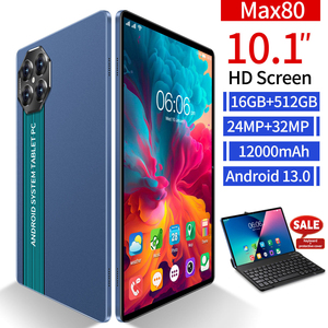 แท็บเล็ต Max80 ขนาด 10.1 นิ้ว ระบบ Android 13 หน่วยความจำ 16GB+512GB Octa Core พร้อมเคสคีย์บอร์ด แบตเตอรี่ 12000mAh หน้าจอ HD - Product Image 6