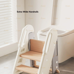 Tabouret pliable antidérapant pour toilettes, pas de démontage requis, marchepied en plastique pour tout-petits - Product Image 3