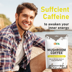 Custom Mushroom Coffee Powder <b>Herbal</b> <b>Supplement</b> with Cordyceps Energy and Immune Support 100% Natural Coffee Powder Drink - Product Image 3