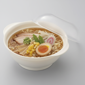 Inomata Set di piatti e ciotole in plastica a microonde per Ramen per servire spaghetti caldi - Product Image 1