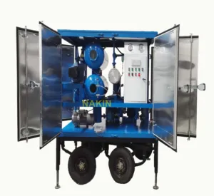 Mobile Oil Filtering Machine Oil Purifier For Transformer