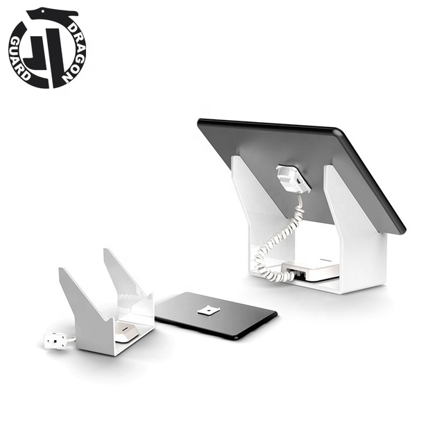 DRAGON GUARD High Quality EAS Anti Theft Alarm PAD1002 Display Security Stand Acrylic+ABS Material White 2-Year Warranty CE