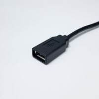 كابل OTG قصير مخصص من النوع C ذكر إلى USB أنثى بزاوية 90 درجة، محول USB C بزاوية قائمة، تصنيع حسب الطلب بكميات قليلة