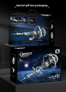 Set di Blocchi da Costruzione Stazione Spaziale in Plastica ABS, Giocattolo Educativo a Tema Fantascienza e Sci-Fi, 1583+ Pezzi, Gioco Fai-da-Te per Bambini - Product Image 6