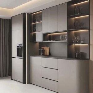 Modern Minimalist Wooden Cutlery Cabinet for Home Dining <b>Kitchen</b> Luxury Design Hotel Storage Function for Bedroom Living Room - Product Image 4