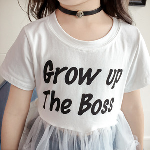 Nueva llegada de diseño de verano lindo Casual bebé chica vestido falda niños ropa carta impresión niños vestido de niña - Product Image 5