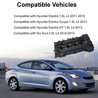 Couvre-culbuteurs de moteur G4NA G4NB pour Hyundai Elantra Elantra Coupé 2013 Elantra GT Kia Soul 2012-2013 1.8L 2.0L #   224102E000 Usine