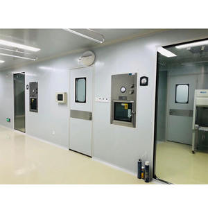 Salle blanche <span class=keywords><strong>de</strong></span> pharmacie conforme aux normes GMP, facile à installer, durable, avec mécanisme MGO SIP, panneau sandwich en <span class=keywords><strong>laine</strong></span> <span class=keywords><strong>de</strong></span> roche - Product Image 1