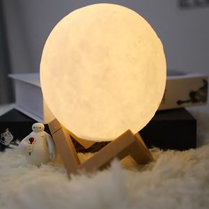 Lampada LED stampata 3D con ricarica USB luce notturna del cielo stellato per bambini stile moderno Ramadan camera <span class=keywords><strong>da</strong></span> letto decorazione - Product Image 3