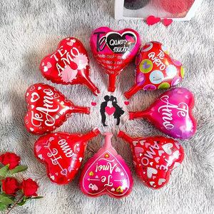 Tây Ban Nha tôi yêu bạn chủ đề lá bóng bay Te amo TE quiero <span class=keywords><strong>mucho</strong></span> 10inch trái tim balon đám cưới Ngày Valentine trang trí globos - Product Image 1