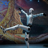 Robot humanoïde équipé d'un IMU et d'une caméra au poignet, articulations multi-DOF hautement flexibles, personnalisable