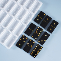 Diy Epoxyhars Domino Silicagel Mal Voor Huishoudelijke Creatieve Persoonlijkheid Domino Siliconen Mal