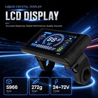 Kit de Conversión de Bicicleta Eléctrica de Alta Potencia 72V 5000W, Motor de Buje MTX39, Pantalla LCD S866, Controlador de Aceleración KT, Juego Completo, Directo de Fábrica