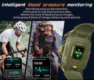 Nouvelles montres intelligentes de sport étanches en plein air <span class=keywords><strong>T21</strong></span> IP68 étanche BT appel avec 1.96 Incg 360*360 montre d'écran pour hommes - Product Image 5