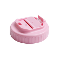 Nouveau design, couvercle à bec verseur en plastique sans BPA de 70 mm et 86 mm, couleur personnalisée, pour bocal Mason
