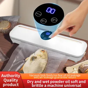 Scellant de conservation des aliments sous vide avec affichage à cristaux liquides Machine de scellage automatique pour le stockage des aliments