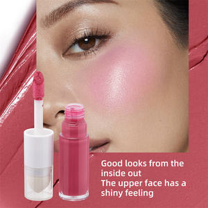 도매 블러셔 치크 페이스 블러셔 크리미 비건 매트 화장품 프라이빗 라벨 여성 맞춤 뷰티 리퀴드 블러쉬 - Product Image 5