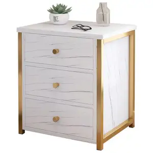 Luxo Acrílico Nightstands Armários Quarto Mesa de Cabeceira Móvel Creative Book Magazine Armazenamento Rack Mesa Lateral Móveis