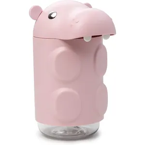 Nouveau distributeur en plastique animal hippopotame salle de bain avec distributeur de savon à main et distributeur de lotion prix usine stocké