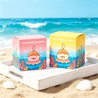 Porte-clés en peluche pieuvre personnalisé avec aimant, figurine en peluche, mascotte, breloque magnétique pour couple, fabriqué en usine