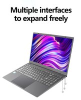 Laptop Intel Core I5 1035G1 Slim Portabel 15.6 Inci Windows 10/11 untuk Bisnis dan Kantor, Kompatibel dengan Colokan AS/UK