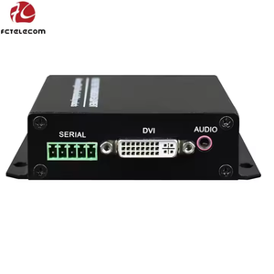 1 Canal <span class=keywords><strong>4K</strong></span> DVI Fiber Extender DVI Optical Converter DVI to Fiber Converter SFP Fiber - Product Image 1