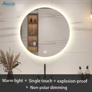 Gương trang điểm thông minh Bluetooth cảm ứng LED chống mờ hiện đại gắn tường phòng tắm Espejo Intelligent - Product Image 5