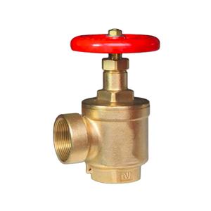 1.5 "2.5" Amerikaanse Brandslang Ventiel Brandkraan Hoek Ventiel Messing Npt Nh Uitlaat Draad Inlaat Gegroefd - Product Image 1