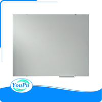 Tableau blanc en verre inscriptible de projection pour le bureau
