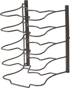 5-layer Bronze Metal Kitchen Pan and <strong>Pot</strong> <strong>Lid</strong> Organizer Rack - Product Image 3