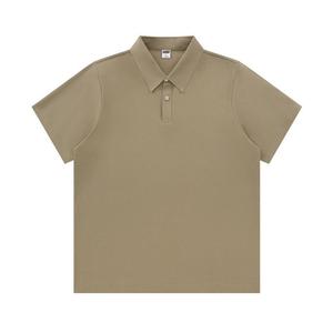 Camisa Polo Verde Guisante de Manga Corta, Color Sólido, Poliéster, Ropa de Trabajo, Uso Diario - Product Image 2