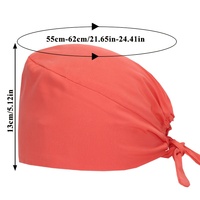 Casquette chirurgicale unisexe en sergé de coton élastique à séchage rapide, couleur unie, pour médecins, chimiothérapie et alimentation – Approvisionnement direct usine