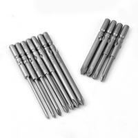 Embout de tournevis électrique industriel 801, tige de 5 mm, acier S2, magnétique, Phillips PH1 PH2, embout de précision, assemblage DIY OEM