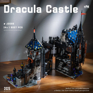 XJD JD099 3007 Piezas Castillo de Drácula de la Película, Set de Bloques de Construcción, Modelo Técnico de Plástico, Juguete Moderno, Regalo Festivo - Product Image 4