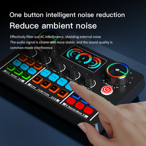 Tarjeta de Sonido con Cambiador de Voz para Karaoke en Casa, Grabación en Vivo, con Múltiples Efectos de Audio, Tarjetas de Sonido y Mezcladoras - Product Image 4
